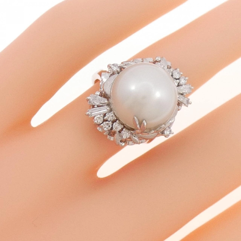 Nhẫn ngọc trai trắng PT900 11.9mm 671612