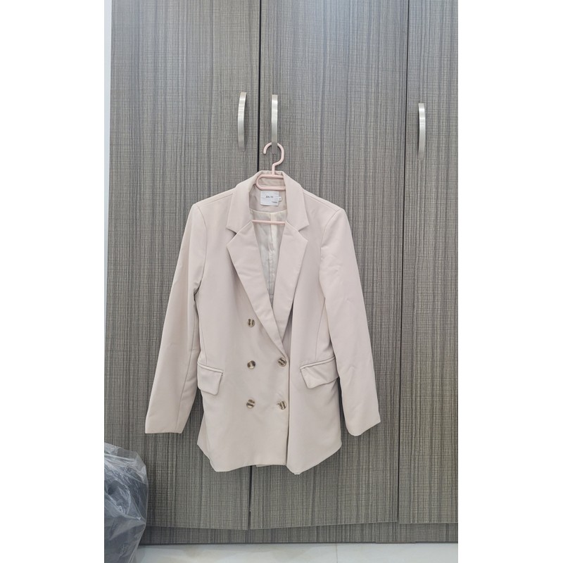 Áo Vest Vải Cotton Dày Nữ Màu Be kem (Ko sờn, rách, bục chỉ) 77742