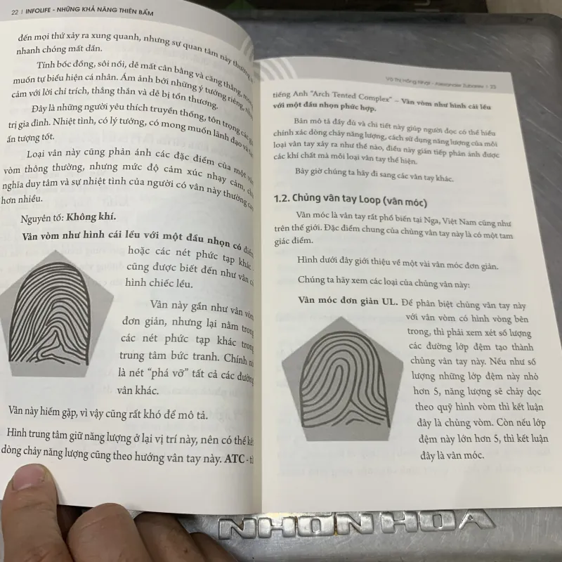 Infolife những khả năng thiên bẩm. Sinh trắc dấu vân tay   776221