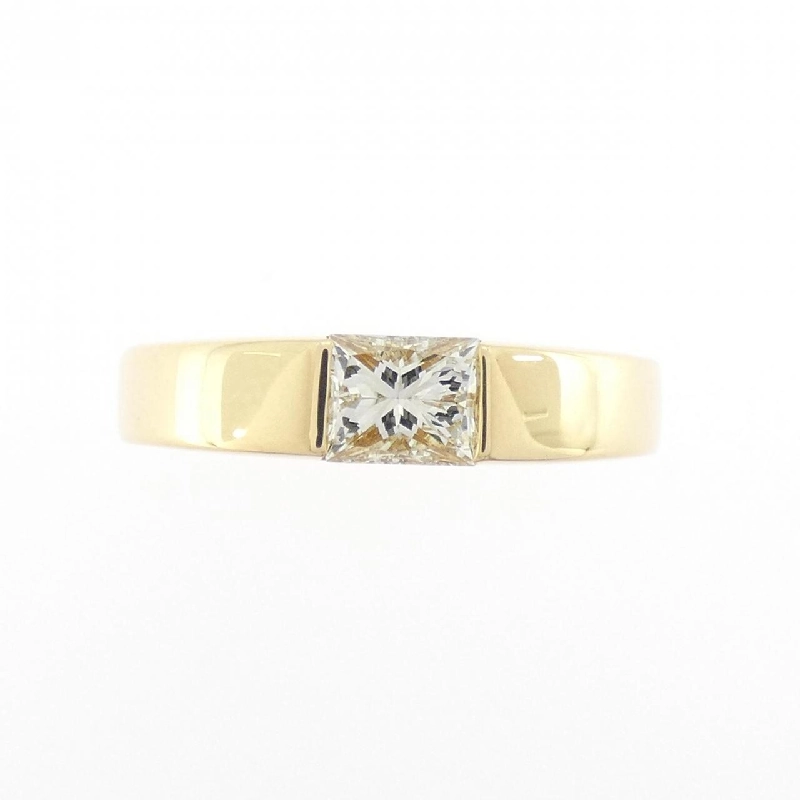 Nhẫn kim cương K18YG 0.41CT 666953