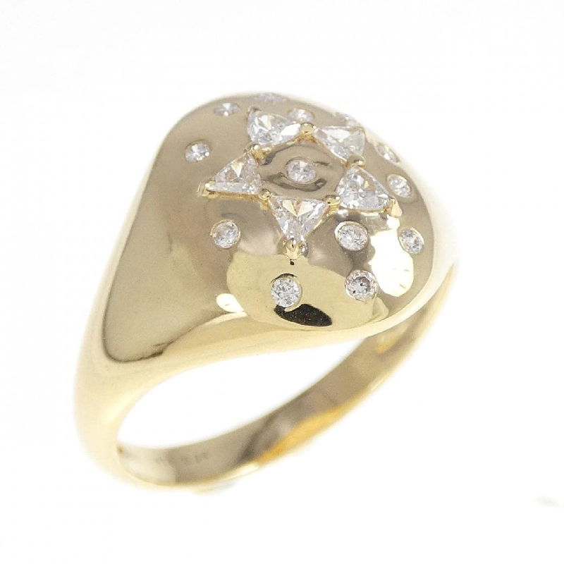 Nhẫn kim cương K18YG 0.24CT 670568