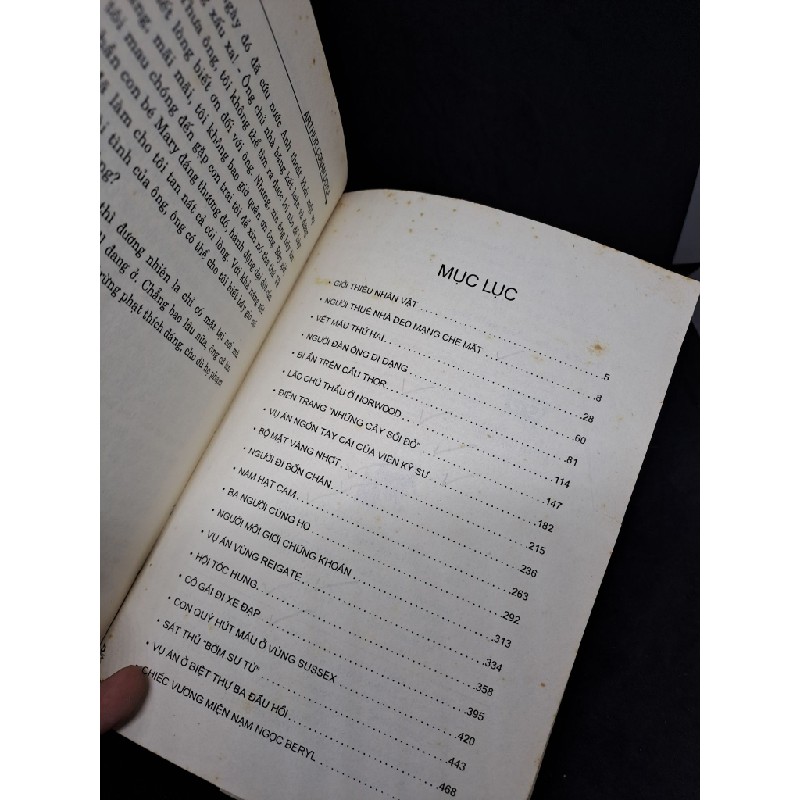 Những vụ kỳ án của Sherlock Holmes 2015 mới 80% bị ố HCM2107 Oreka-Blogmeo 34811
