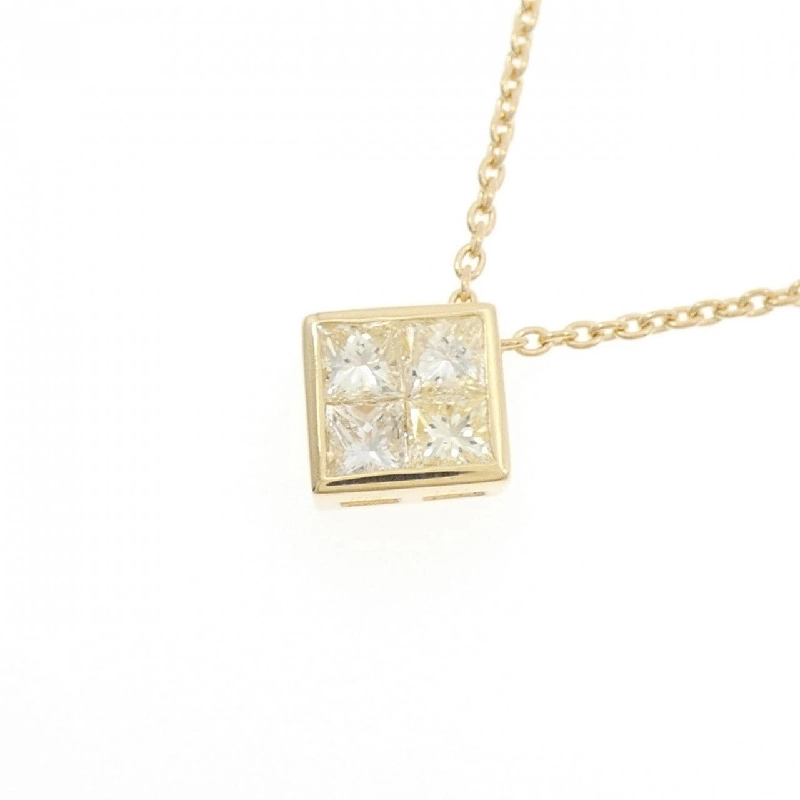 K18YG/750YG Dây chuyền kim cương 1.00CT - Hàng hiệu Chính hãng 860191