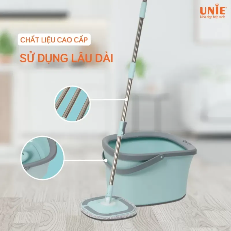 🔥 CHỔI LAU NHÀ UNIE UN-246 – GIẶT & VẮT TÍCH HỢP, NHỎ GỌN DỄ DI CHUYỂN 🔥 726176