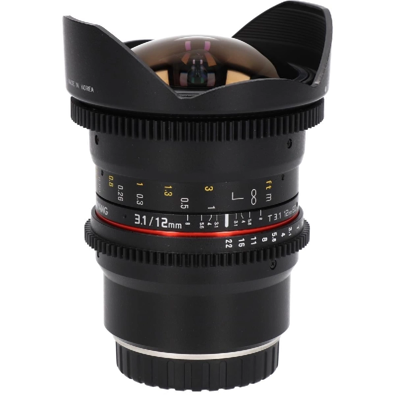 Ống kính SAMYANG X12mm F3.1 T Fish-eye - Hàng hiệu Authentic 880911