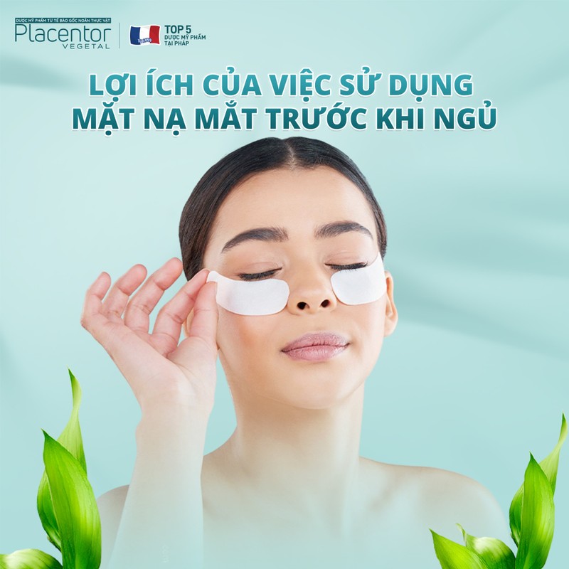 Mặt nạ giảm nếp nhăn và bọng mắt Placentor Anti-Wrinkle Pads Anti-Pouch - Ry Store 186696