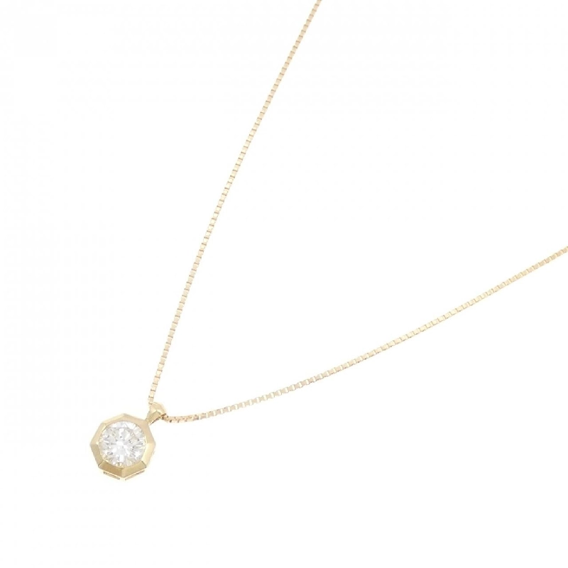 K18YG Dây chuyền kim cương 0.647CT - Hàng hiệu Chính hãng 858825