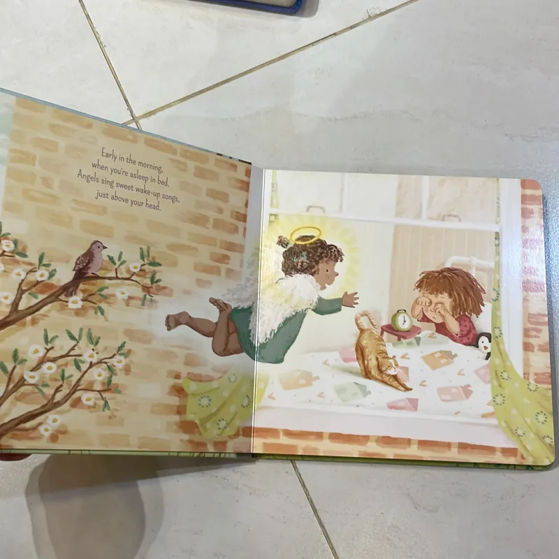 NGOẠI VĂN tiếng anh trẻ em : My Little Angels - sách bìa cứng dày - Rainstorm  1027542