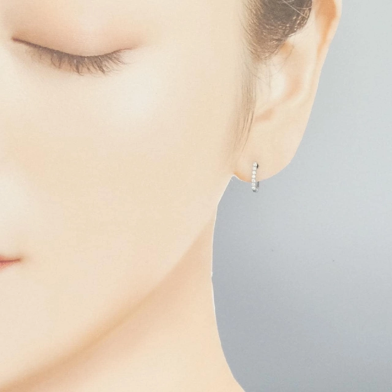 K18WG Bông tai kim cương 0.08CT - Hàng hiệu Authentic 869096