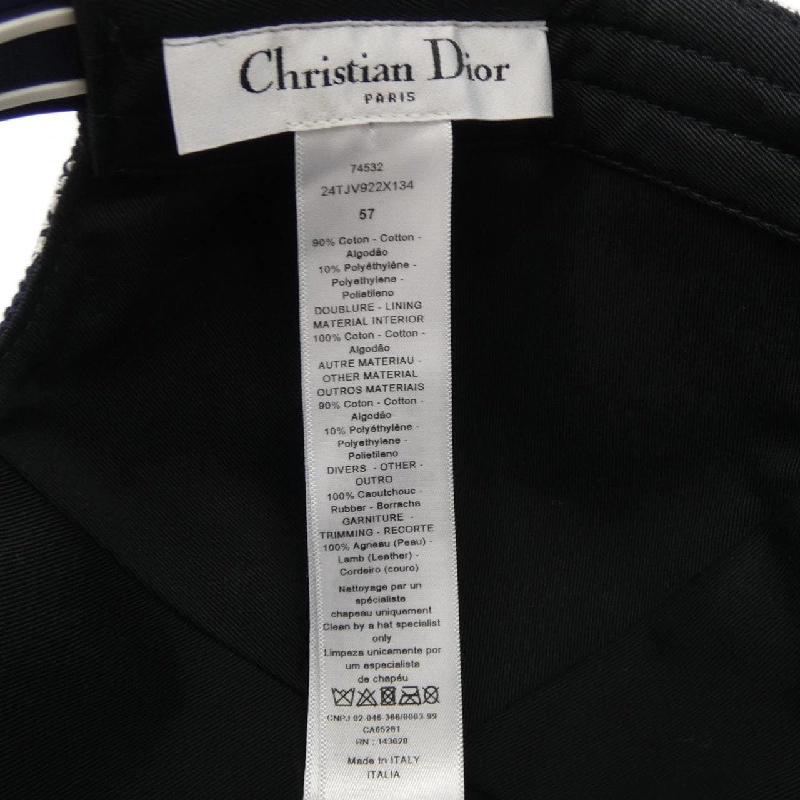 Mũ CHRISTIAN DIOR D-PLAYER Trải vải 24TJV922X134 - Hàng hiệu Chính hãng 834137