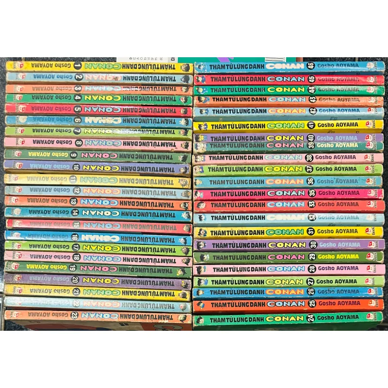 Thám tử lừng danh conan bìa màu full 46 tập đọc xuôi 933195