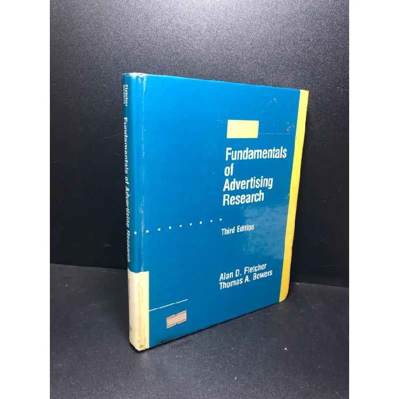 [Sách Cũ SCGR] Fundametals of advertising research Fletcher Bowers mới 80% ố và bẩn HCM0111 682508