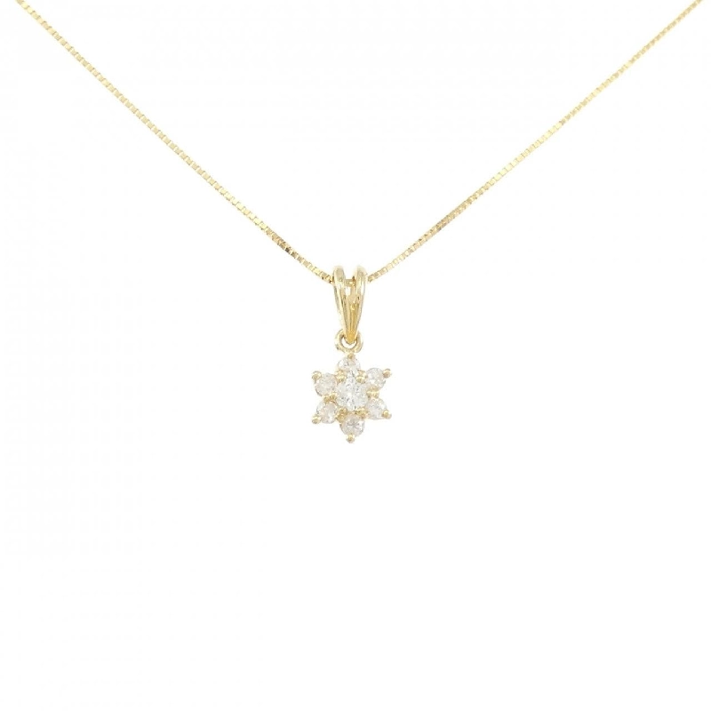 K18YG/750YG Dây chuyền kim cương - Hàng hiệu Authentic 858415