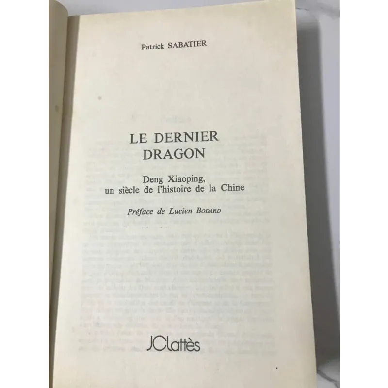Le Dernier Dragon (Deng Xiaoping... un siècle de l'Histoire de la Chine) 796952