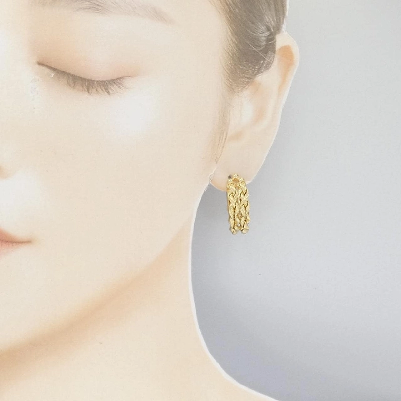 K18YG Bông tai - Hàng hiệu Authentic 874332