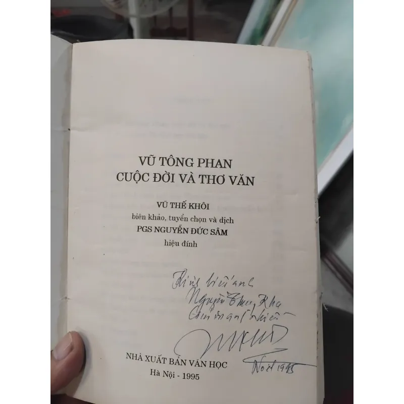Vũ Tông Phan cuộc đời và thơ văn  1030118