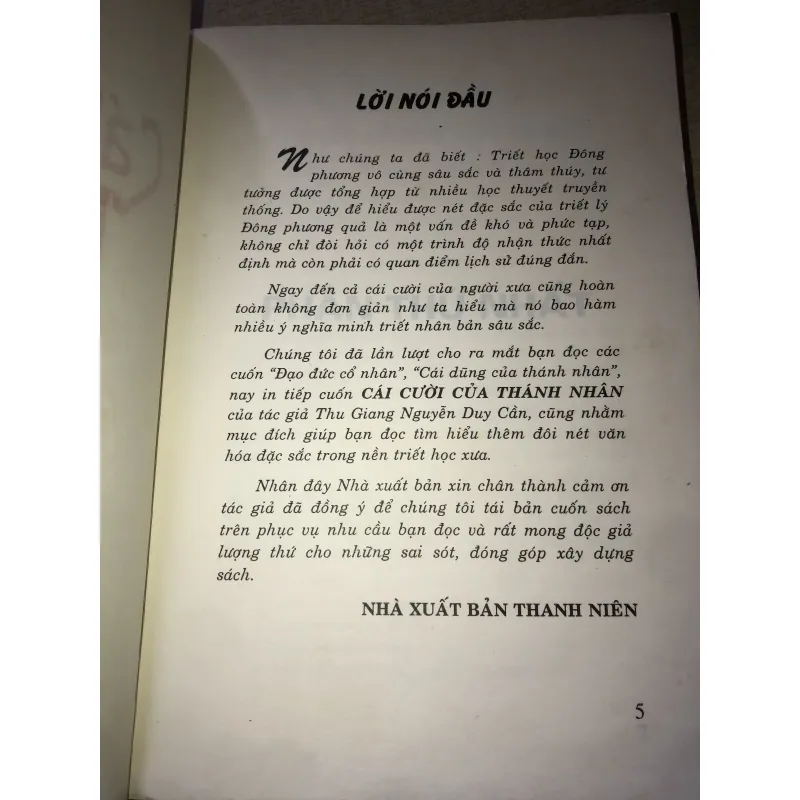 Cái Cười Của Thánh Nhân- Nguyễn Duy Cần  934687