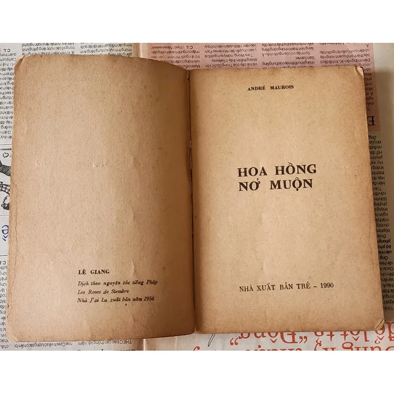 Tiểu thuyết Pháp của André Maurois: HOA HỒNG NỞ MUỘN 726907