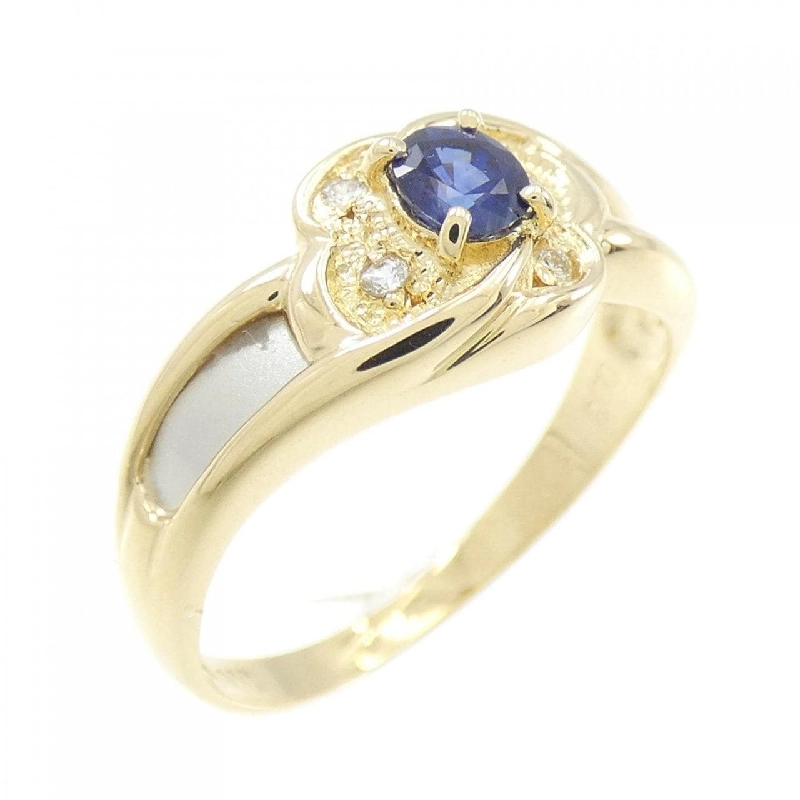 Nhẫn Sapphire K18YG/PT900 0.24CT 671999