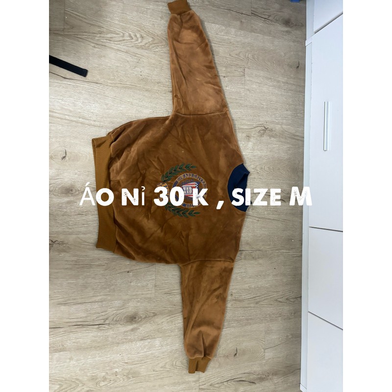 Áo nỉ second hand, vẫn mới, size M  139566