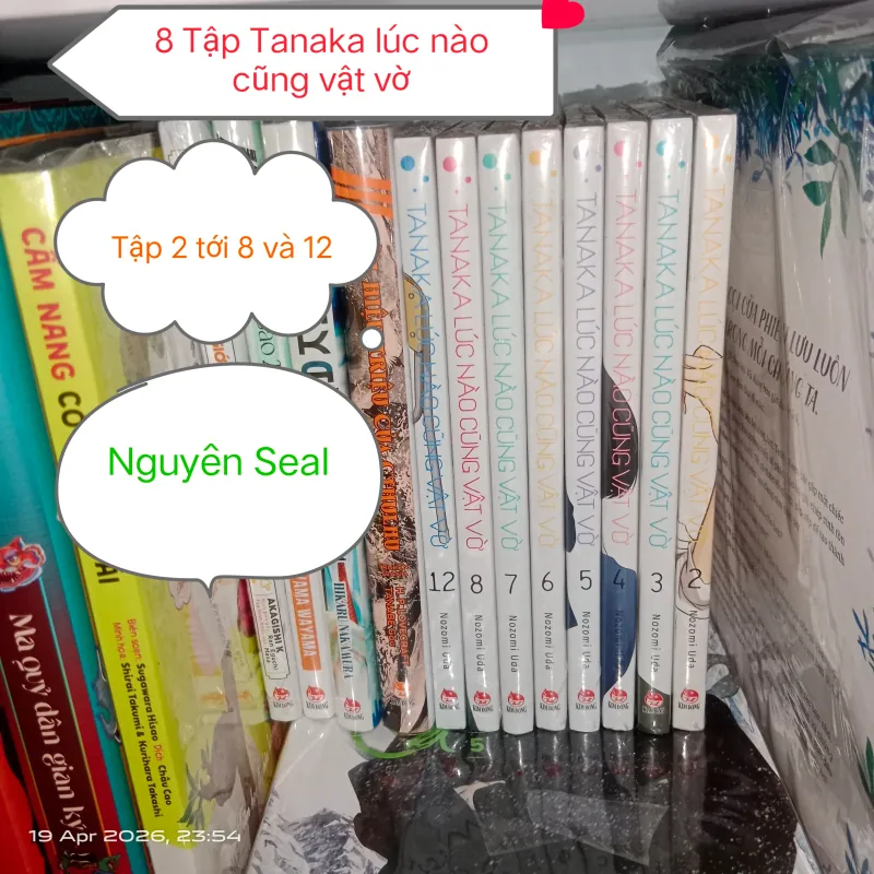 8 Cuốn - tập 2-8 và 12 Truyện tranh Tanaka lúc nào cũng vật vờ 1023251