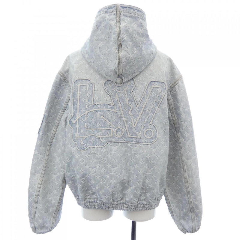 Áo khoác denim LOUIS VUITTON NBA Zip Through Hoodie HLA01WUZD - Hàng hiệu Chính hãng 891898