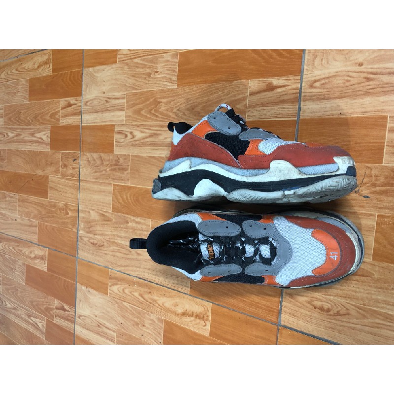 Balenciaga triple S trắng cam size 41 9139