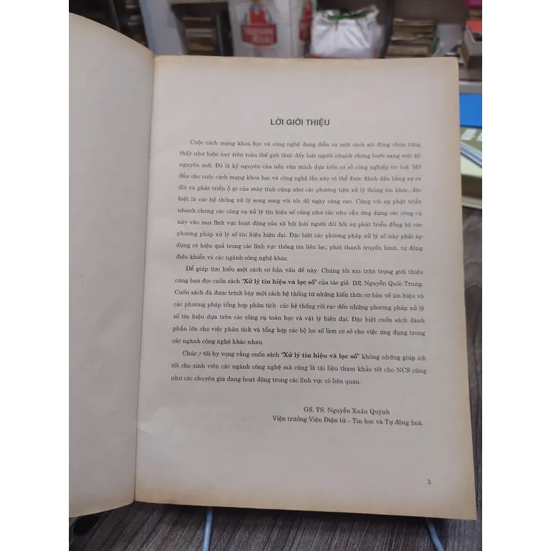 Sách: Xử lý tín hiệu và lọc số (2 tập) - TG: Nguyễn Quốc Trung (KT) 744963