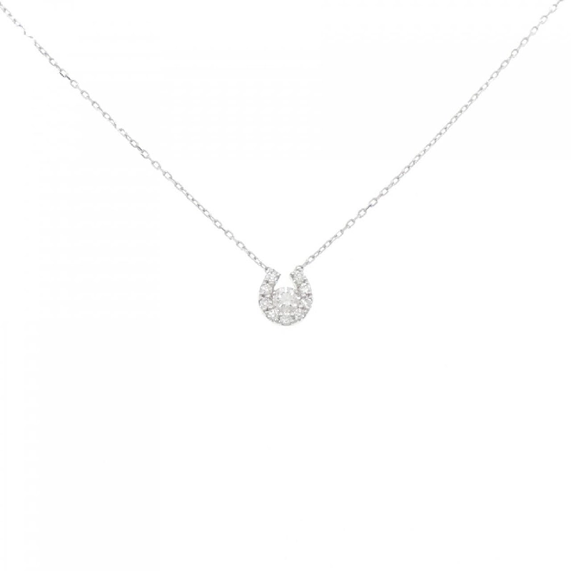 Ponte Vecchio Vàng trắng 999 Dây chuyền 0.10CT - Hàng hiệu Chính hãng 844281