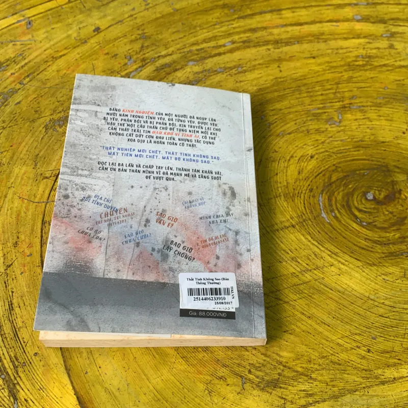 THẤT TÌNH KHÔNG SAO - NGUYỄN NGỌC THẠCH 746804