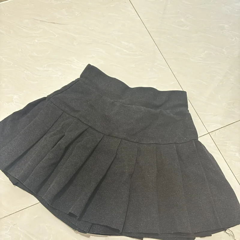 chân váy dạ đen 752645