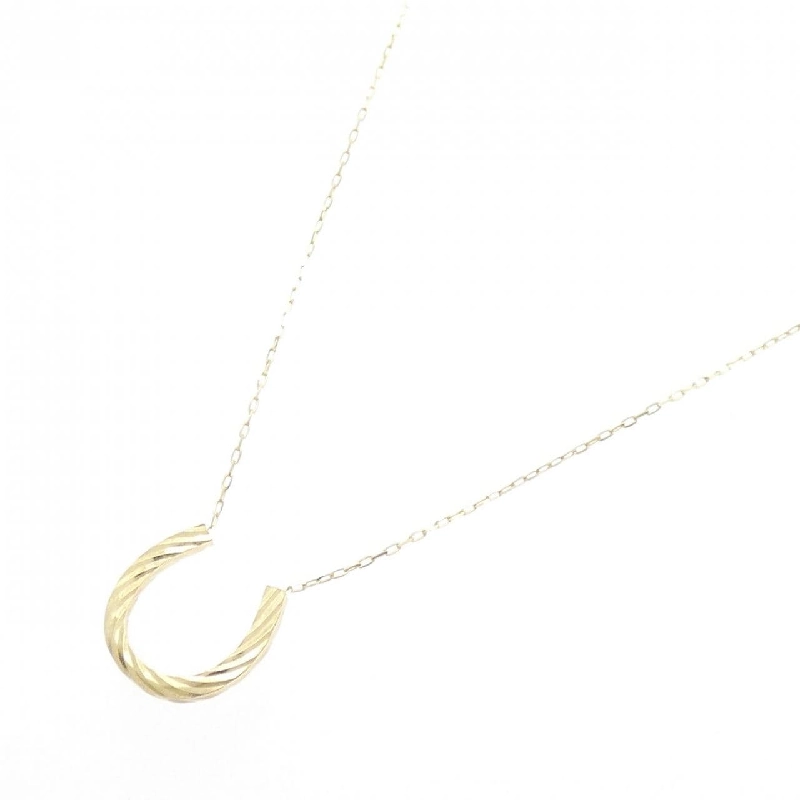 K18YG Dây chuyền hình móng ngựa - Hàng hiệu Authentic 856920