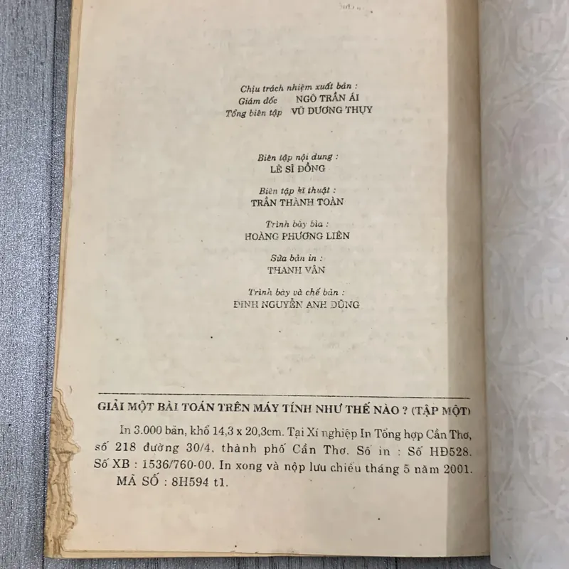 Giải một bài toán trên máy tính như thế nào. 3a2 718537