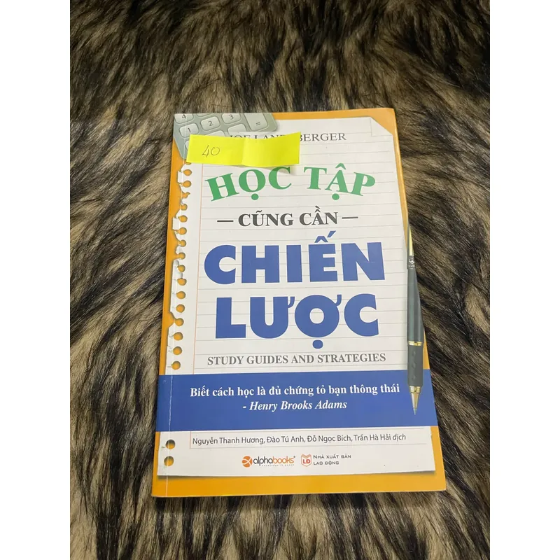 Học tập cũng cần chiến lược 596872