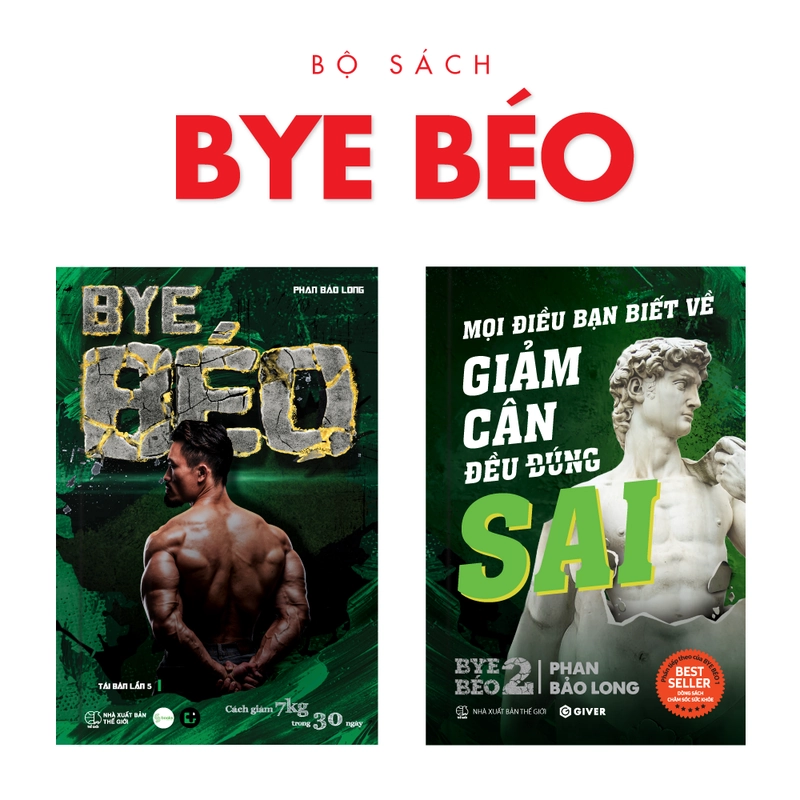 Bộ Sách Bye Béo - Giảm Béo Bền Vững Và Dễ Dàng, Bằng Kiến Thức Đúng Đắn 540325