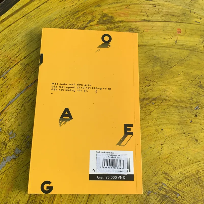 TUỔI TRẺ HOANG DẠI bản có chữ ký NGUYỄN NGỌC THẠCH 746794