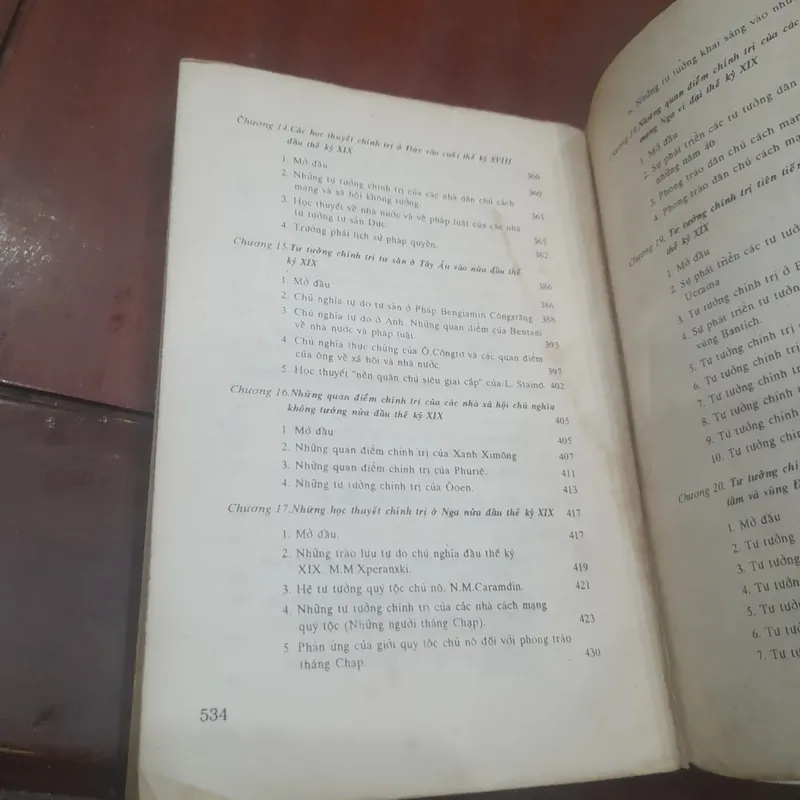 LỊCH SỬ CÁC HỌC THUYẾT CHÍNH TRỊ trên Thế giới 708013