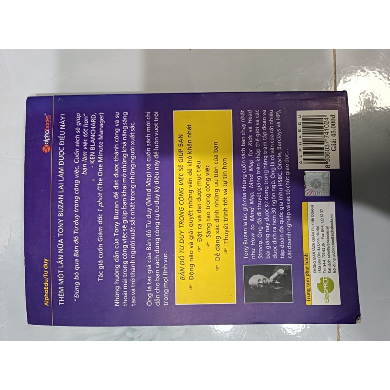 Bản đồ tư duy trong công việc - Tony Buzan (mới 99%) 138777