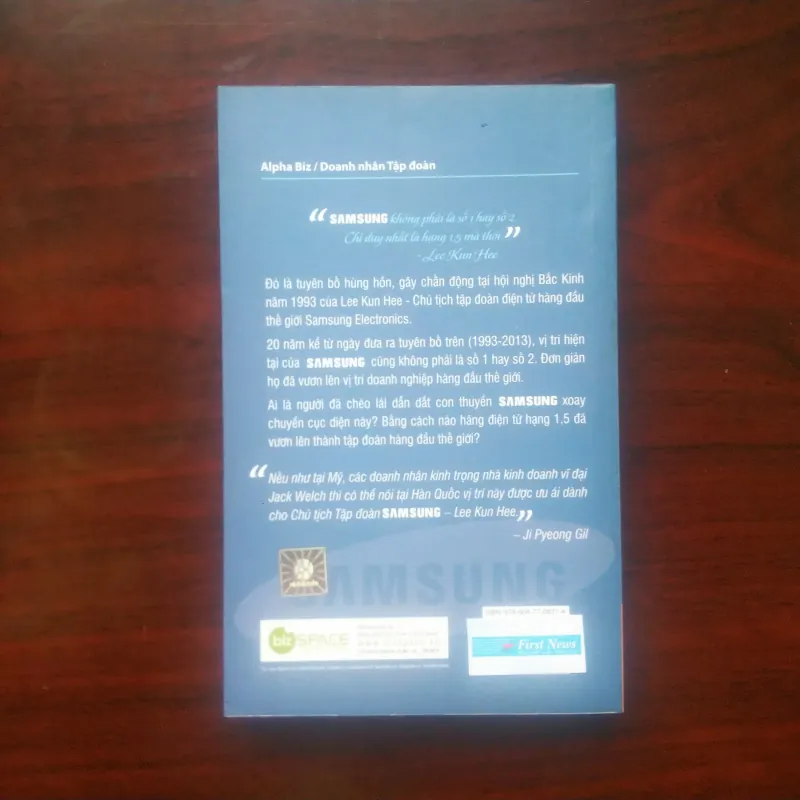 [Sách Doanh Nhân] Lee Kun Hee - Những Lựa Chọn Chiến Lược Và Kỳ Tích Samsung 989859