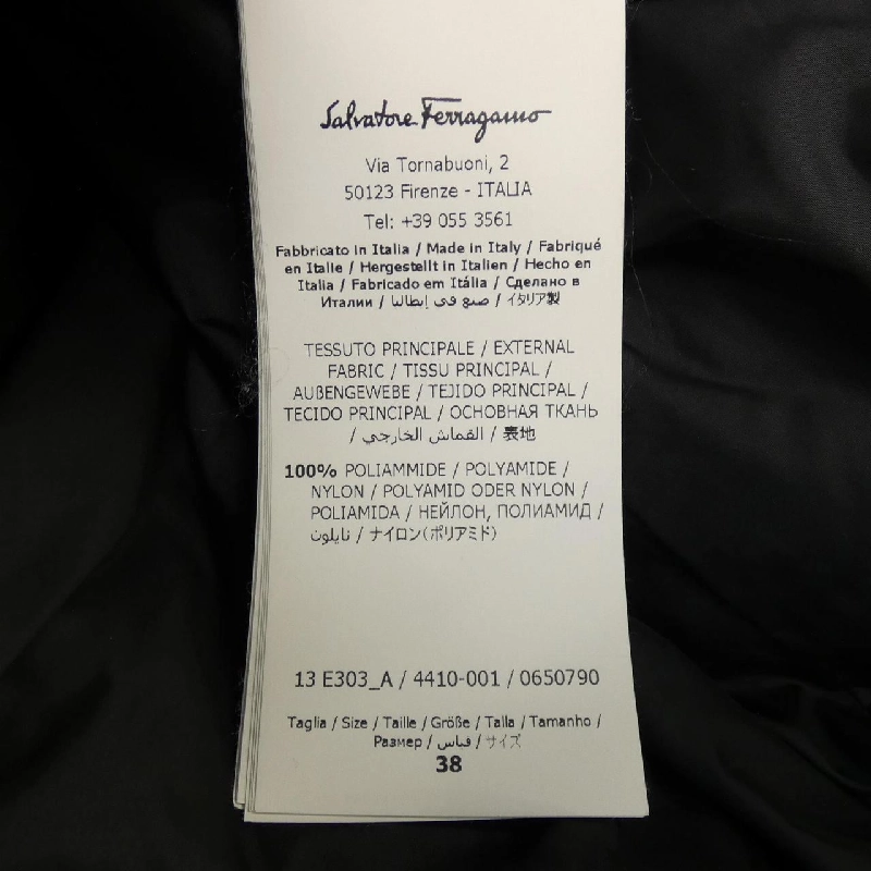 Áo khoác lông vũ SALVATORE FERRAGAMO - Hàng hiệu Authentic 822695