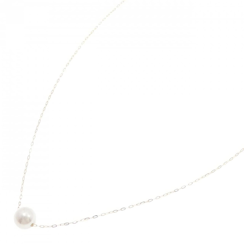 K18YG Dây chuyền ngọc trai Akoya 7.7mm - Hàng hiệu Chính hãng 847815