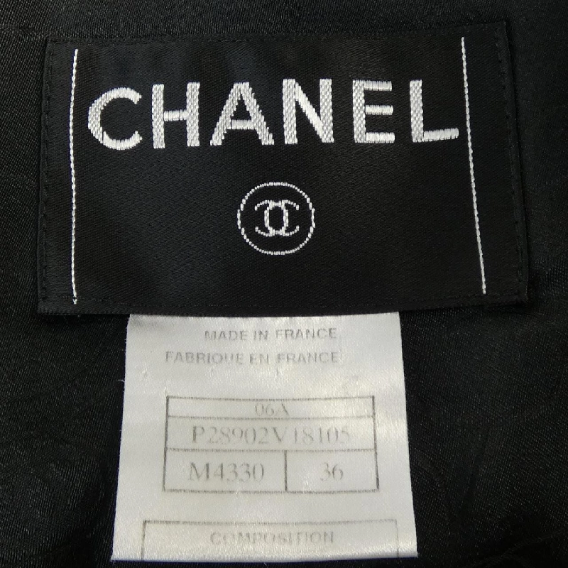 CHANEL P28902V18105 06A Áo khoác không cổ - Hàng hiệu Chính hãng 822134