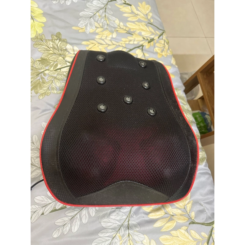 Máy massage cổ vai gáy lưng 16d , Gối massage hồng ngoại  501635