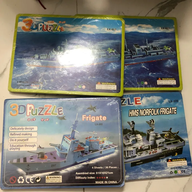 3D Puzzle- (Đồ chơi) - Đồ chơi lắp ráp  ghép hình xếp hình bằng xốp 659505