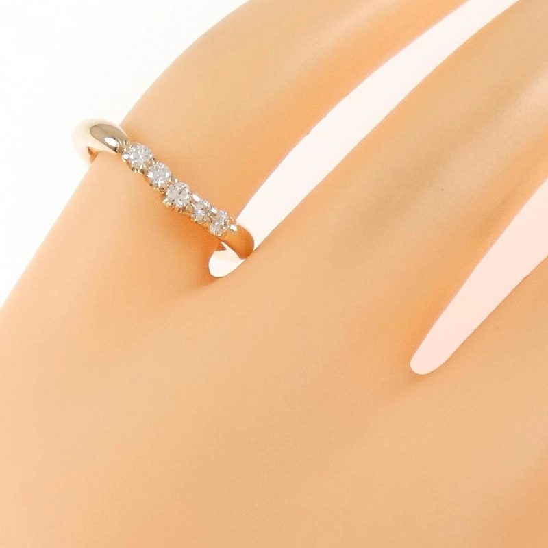 Nhẫn nhẫn hồng K18PG kim cương 0.135CT 670819