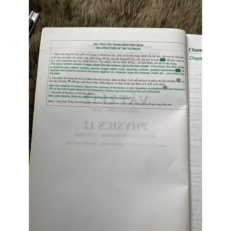 (Song ngữ) Vật Lí 12 song ngữ Việt Anh 603160