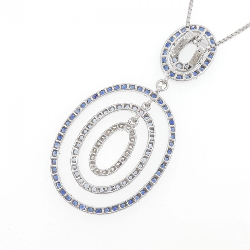 750WG/K18WG Dây chuyền Sapphire 2.65CT - Hàng hiệu Chính hãng 861437