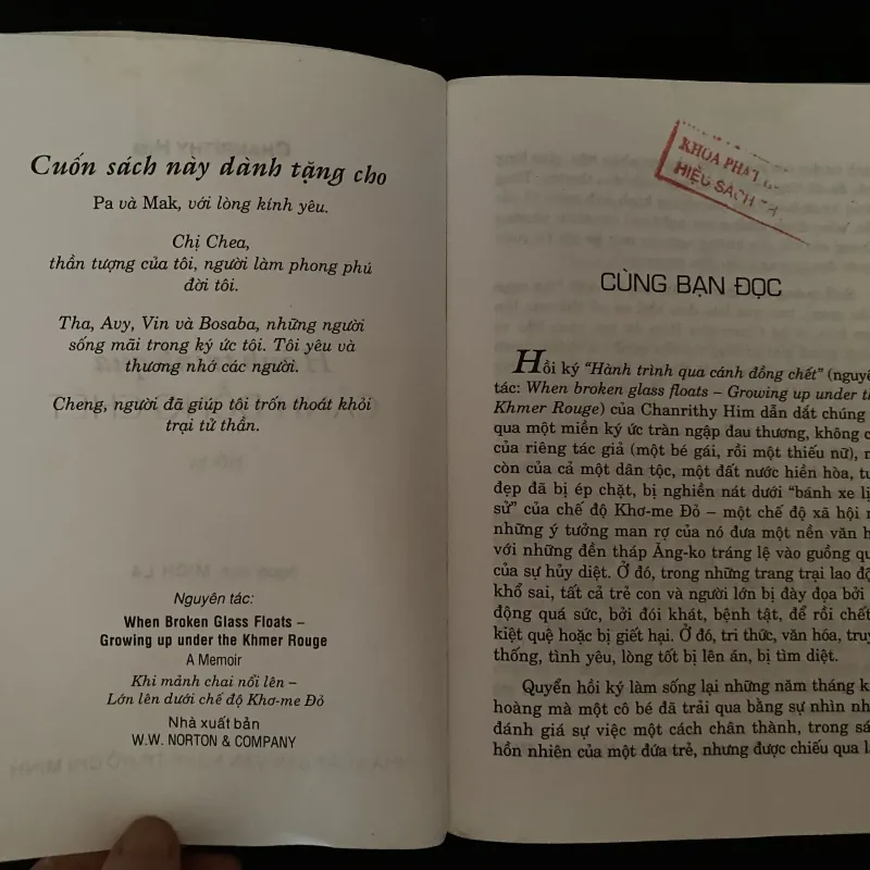 Hành trình qua cánh đồng chết- Năm xb: 2005  (dịp Tết Ất Dậu) 1003385