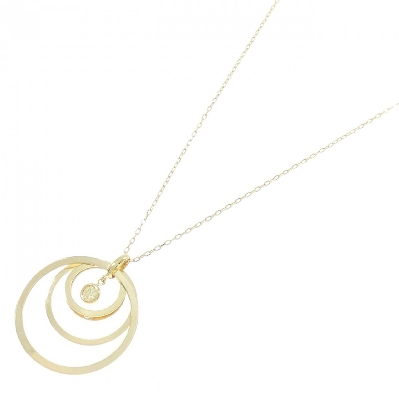 Dây chuyền kim cương K18YG 0.06CT - Hàng hiệu Chính hãng 861771