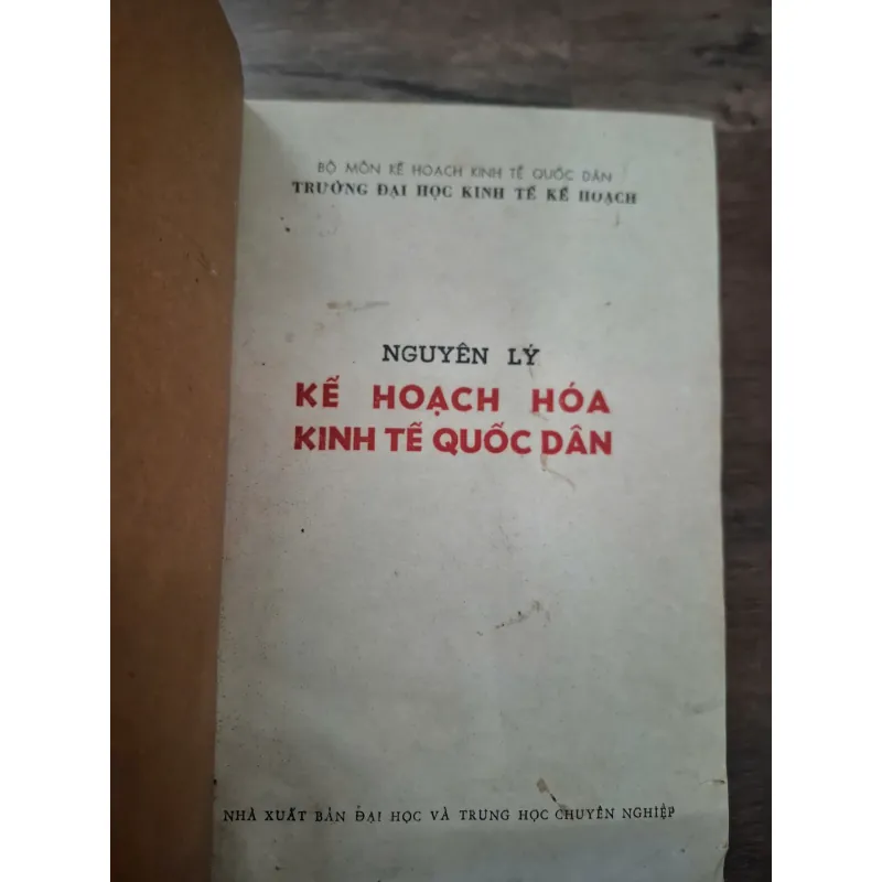 NGUYÊN LÝ KẾ HOẠCH HÓA KINH TẾ QUỐC DÂN 727532